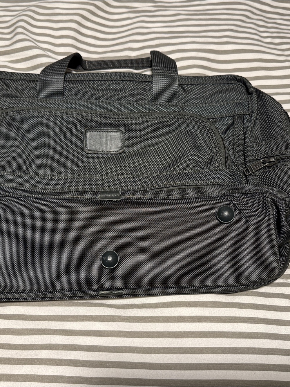 TUMI 225D3 Made in USA Ballistic Nylon Carry-On Overnight Brief Travel Bag